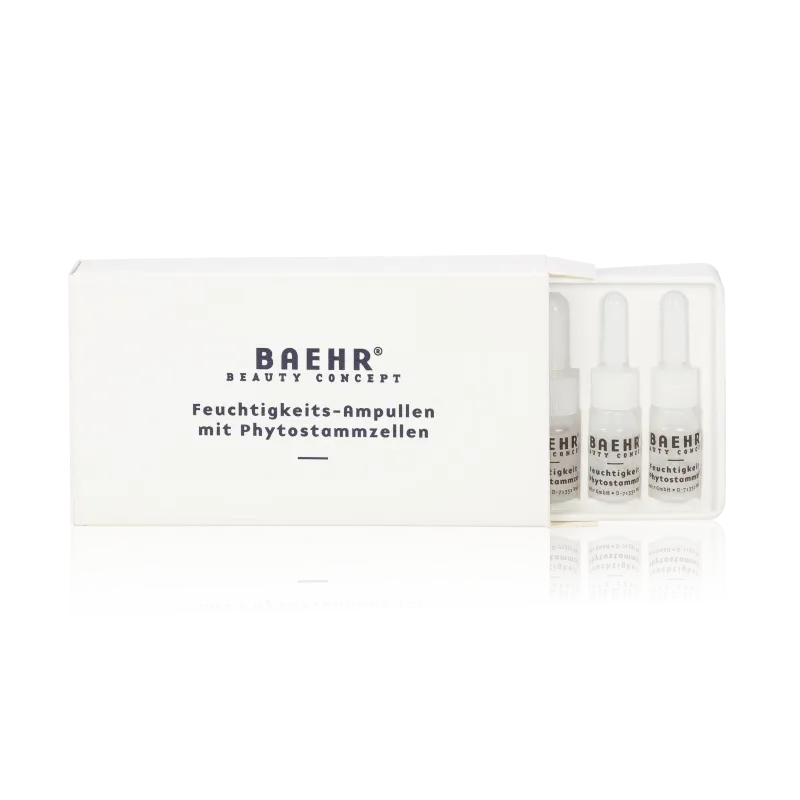 BAEHR BEAUTY CONCEPT Feuchtigkeits-Ampullen mit Phytostammzellen, 7 Fläschchen à 3 ml