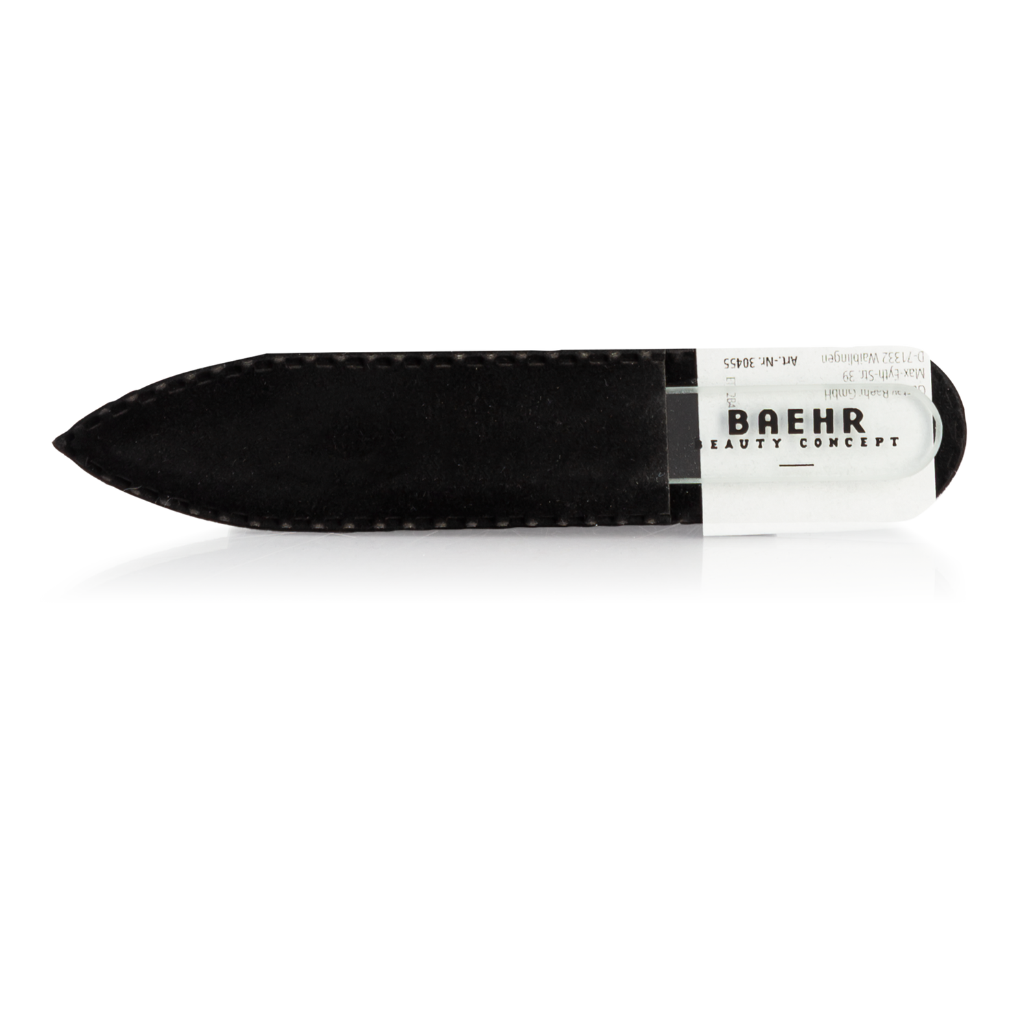 BAEHR BEAUTY CONCEPT Glasnagelfeile mit Logo, 2-seitig, 9 cm