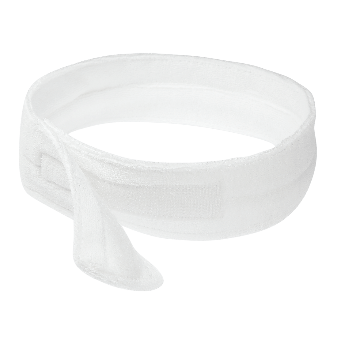 BAEHR Haarband Frottee weiß mit Klettverschluss 4,5 cm