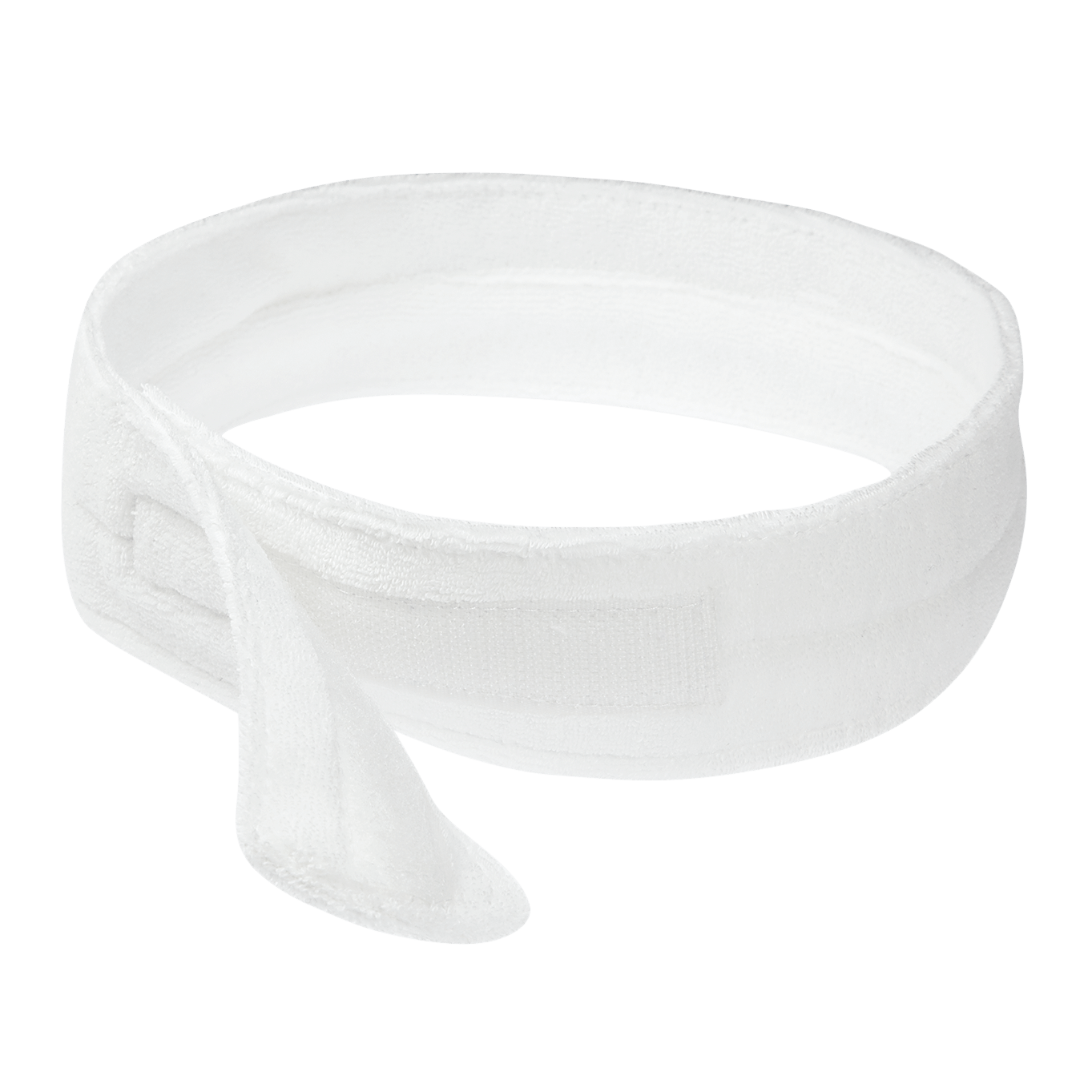 BAEHR Haarband Frottee weiß mit Klettverschluss 4,5 cm