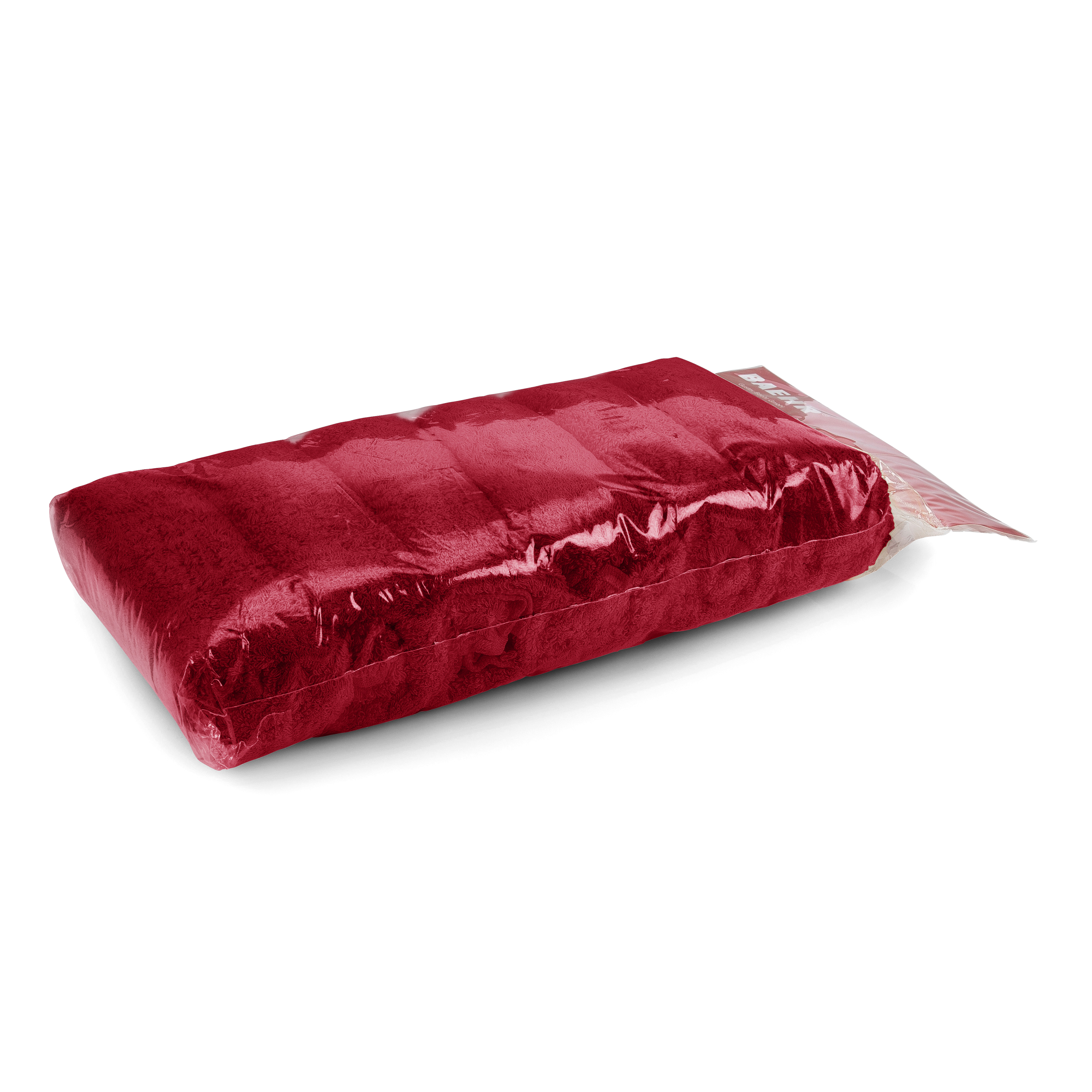 BAEHR Handtuch Superkompresse bordeaux 70 × 25 cm, 6 Stück