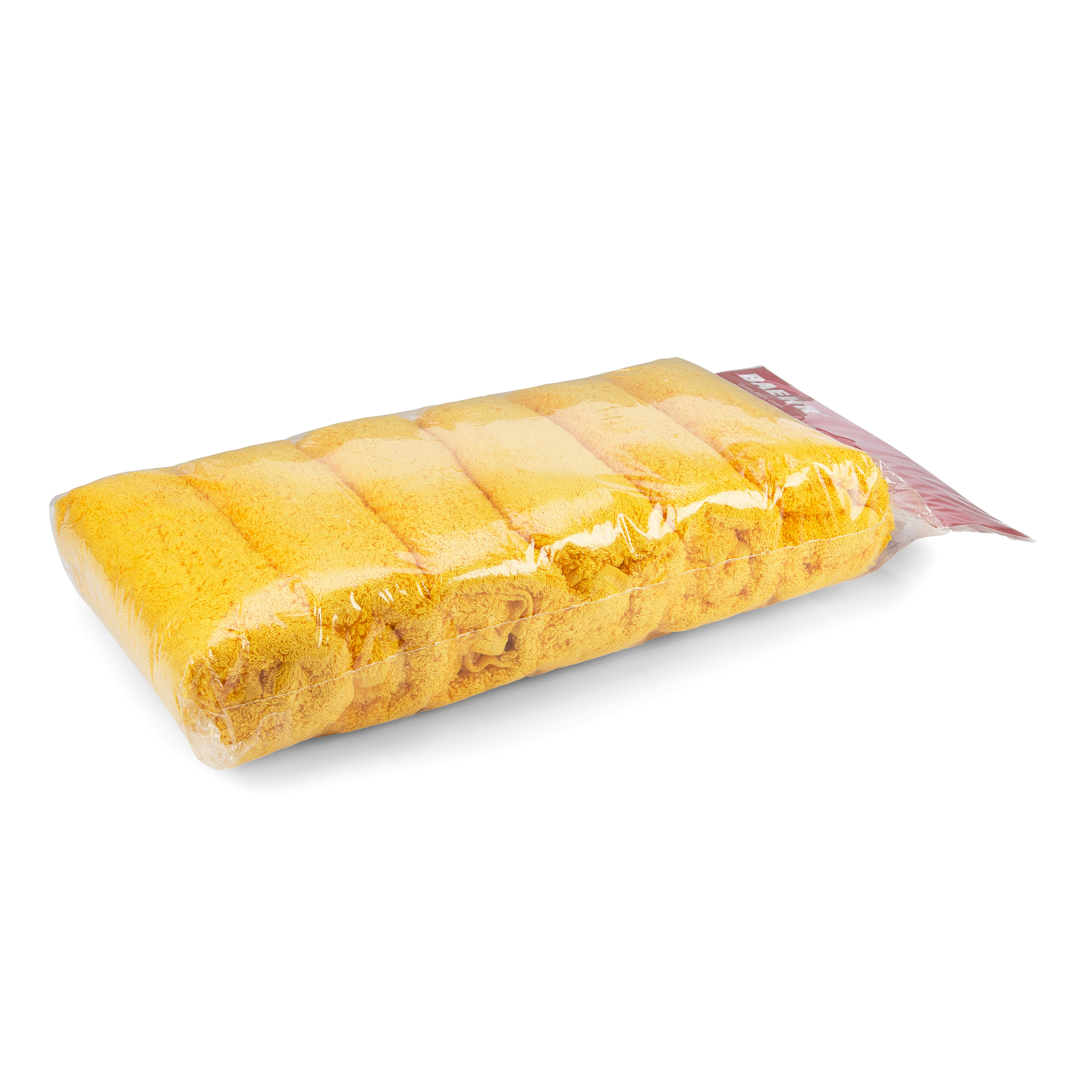 BAEHR Handtuch Superkompresse maisgelb 70 × 25 cm, 6 Stück