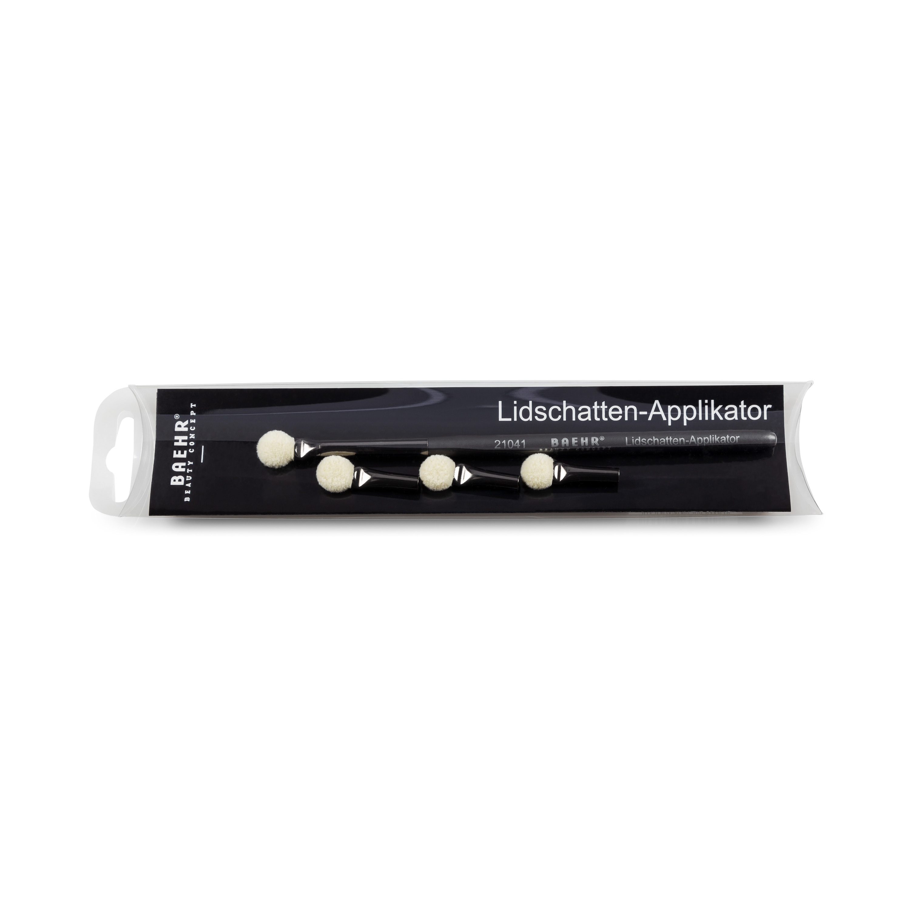 BAEHR Lidschatten-Applikator mit 3 Ersatzköpfen
