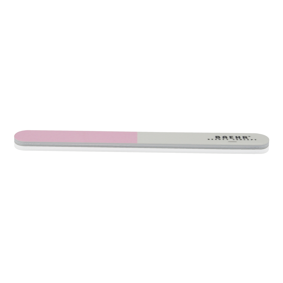 BAEHR BEAUTY CONCEPT Polierfeile mit Logo 3-fach, Körnung 240/800/3000, Länge 14,5 cm, 1 Stk.