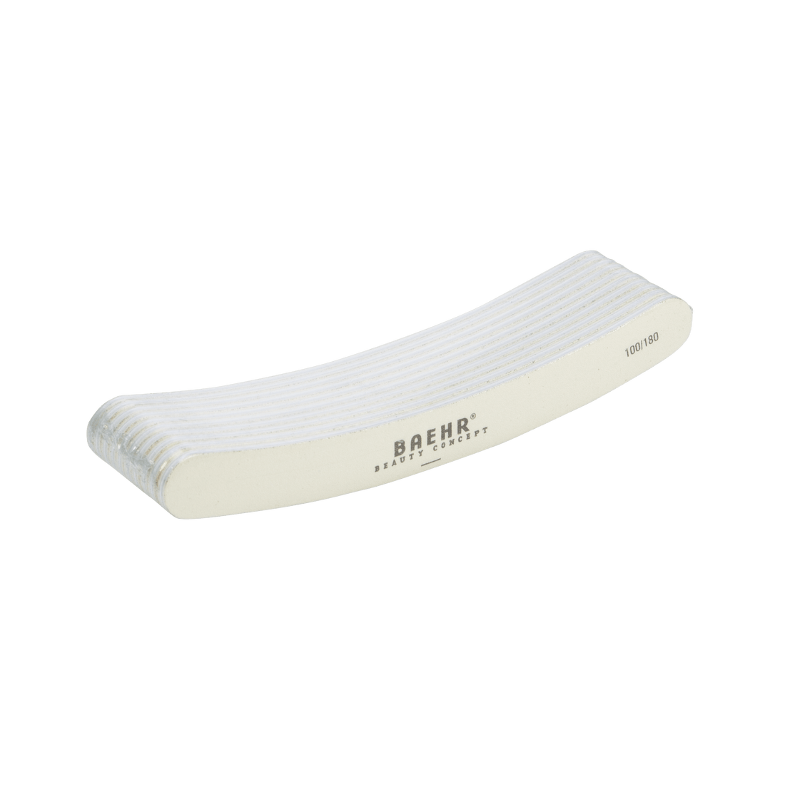 BAEHR BEAUTY CONCEPT Profifeile "BANANE" weiß Körnung 100/180 10 Stk.