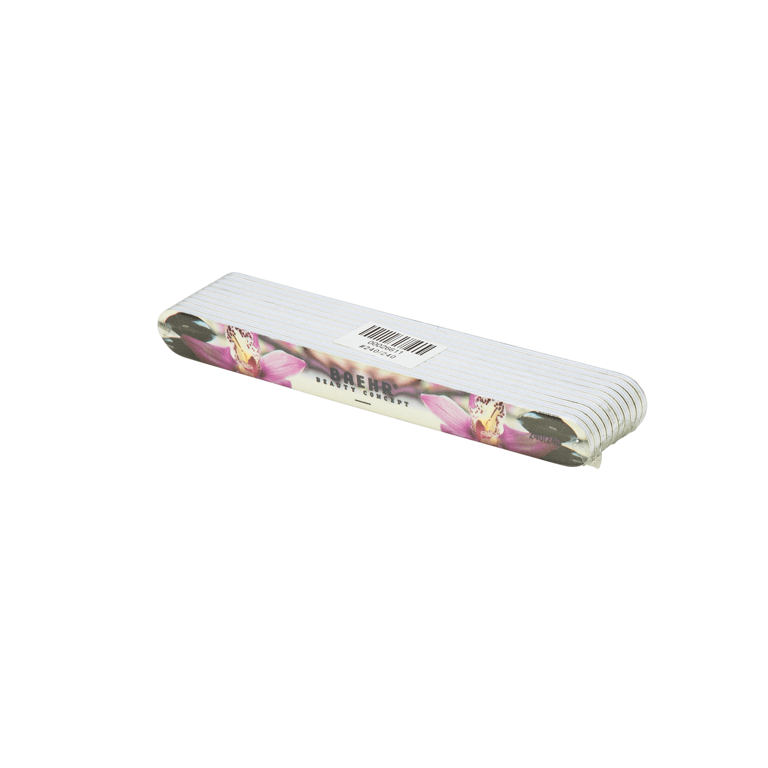 BAEHR BEAUTY CONCEPT Profifeile "Orchidee" Körnung 240/240, 10 Stk.
