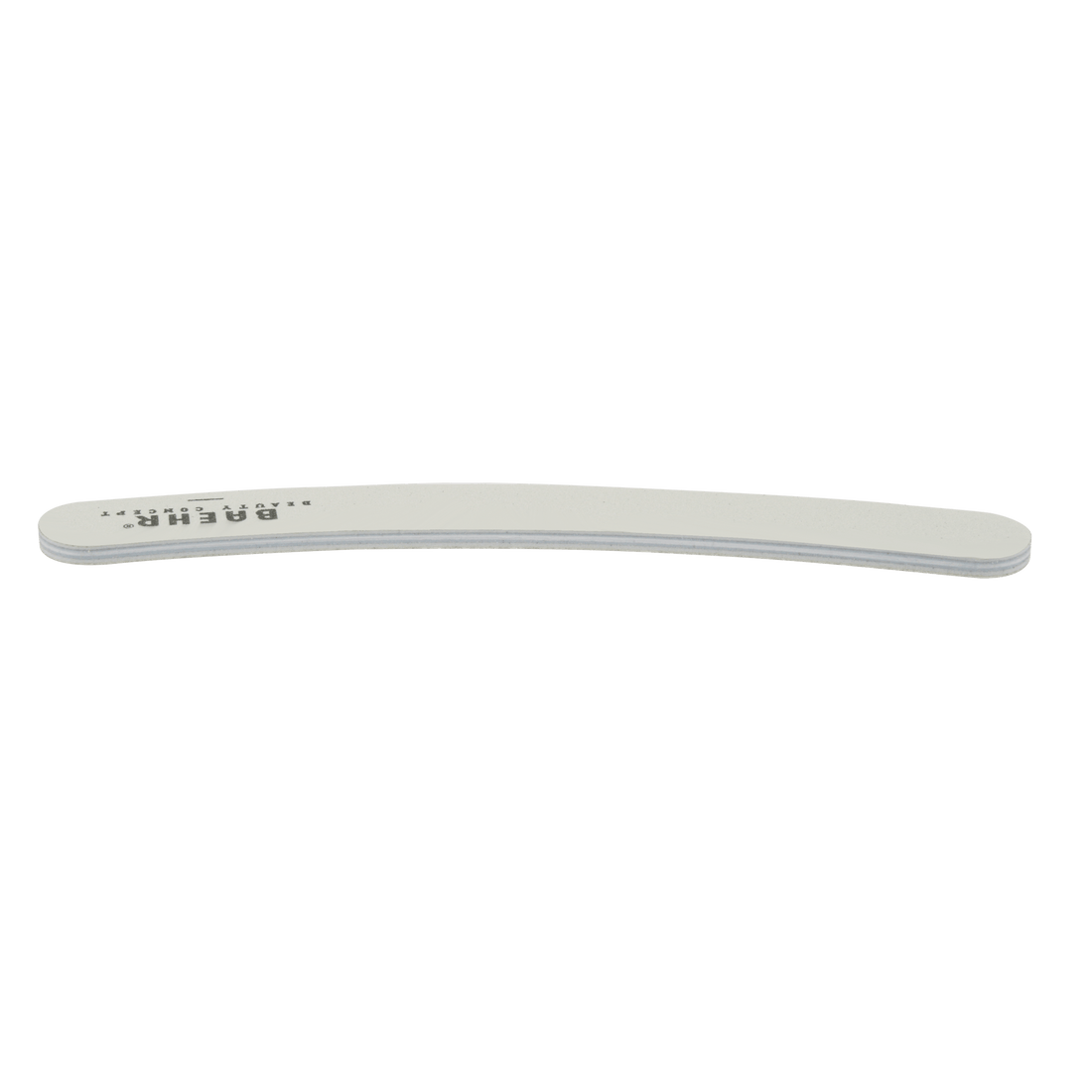 BAEHR BEAUTY CONCEPT Profifeile "BANANE" weiß mit Logo Körnung 100/180