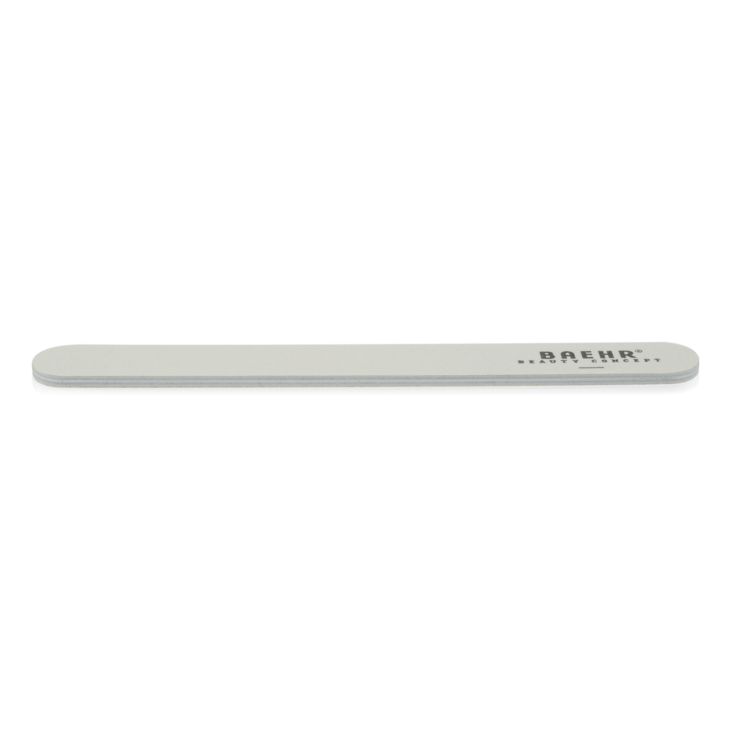 BAEHR BEAUTY CONCEPT Profifeile "WEISS" mit Logo, Körnung 100/180, Länge 18 cm, 1 Stk.