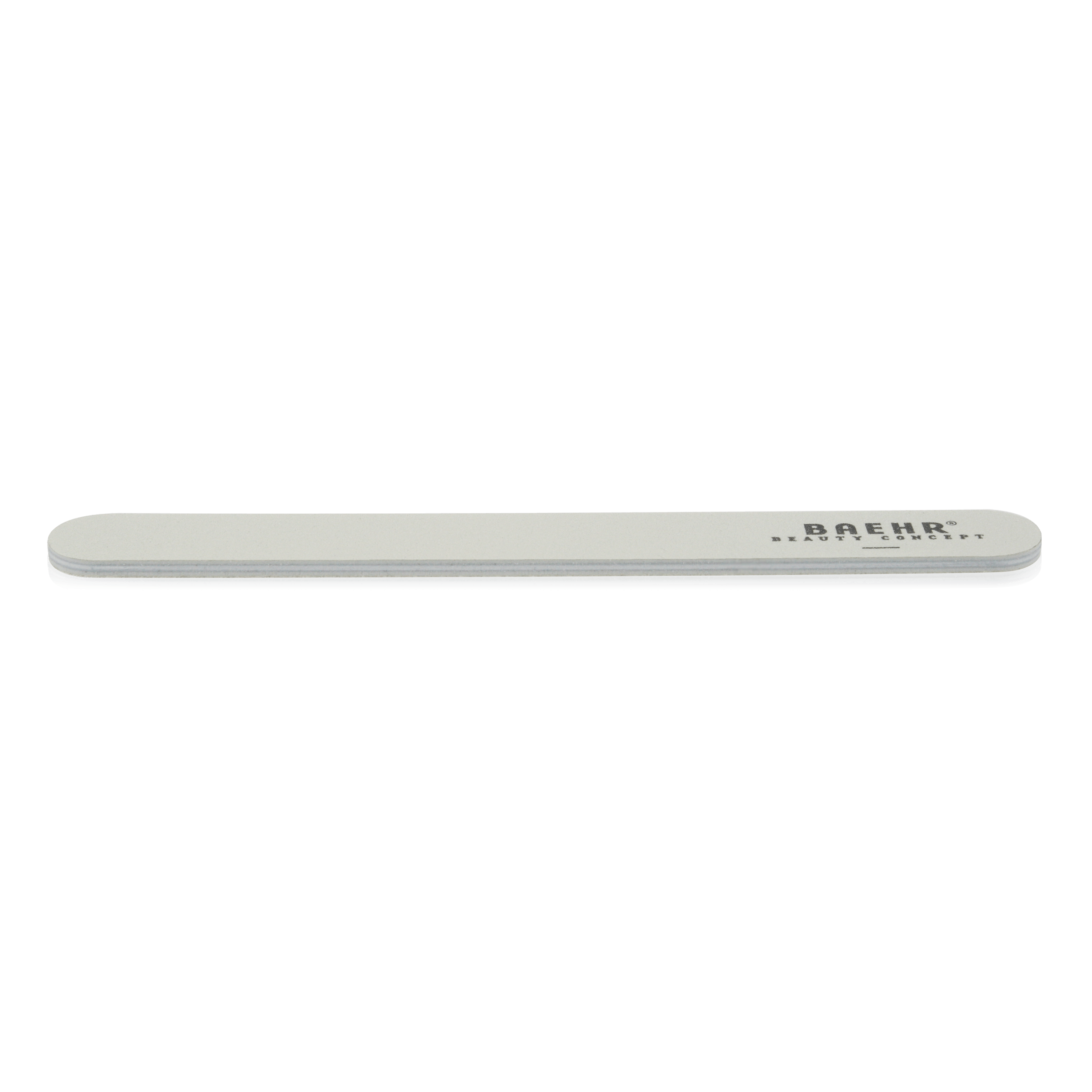 BAEHR BEAUTY CONCEPT Profifeile "WEISS" mit Logo, Körnung 100/180, Länge 18 cm, 1 Stk.
