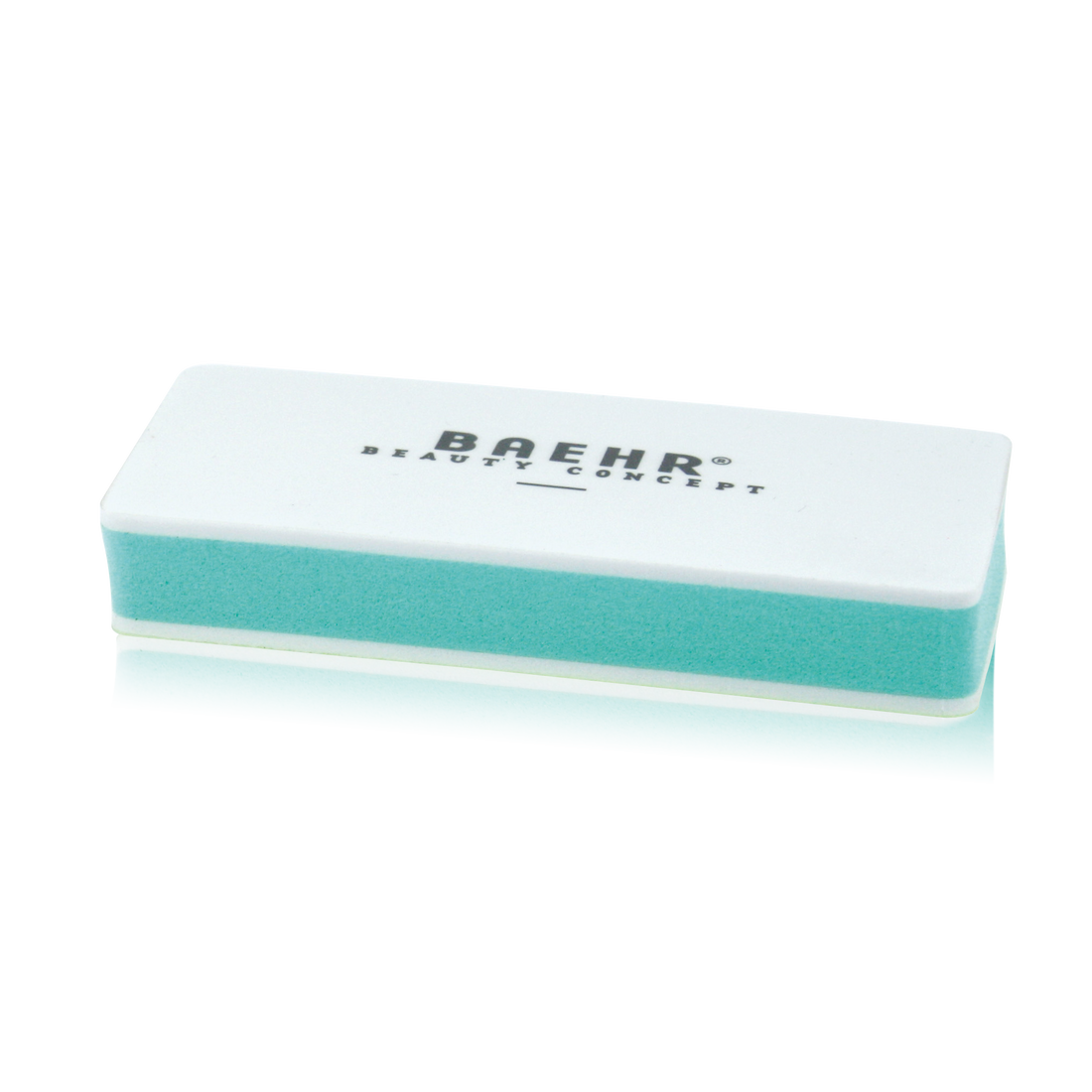 BAEHR BEAUTY CONCEPT Polierfeilblock "SANDWICH" mint/weiß Körnung 400/3000, 1 Stk.