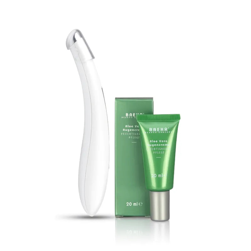 BAEHR BEAUTY CONCEPT Augenmassagegerät XP 500 und Aloe Vera Augencreme