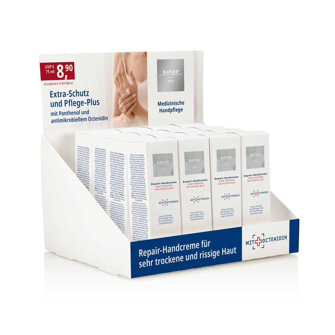 BAEHR Repair-Handcreme Thekendisplay 16 × 75 ml