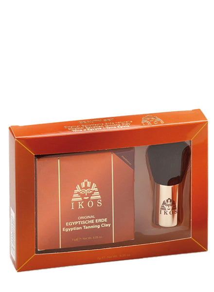 IKOS Beauty Set Egyptische Erde Mediterran &amp; Kabuki-Pinsel