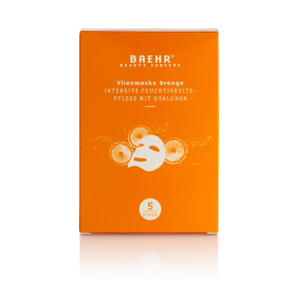 BAEHR BEAUTY CONCEPT Vliesmaske Orange 1 Pack (5 Stk.)