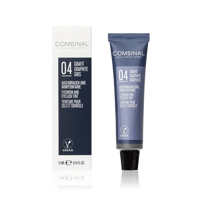 COMBINAL Profi-Augenbrauen-und Wimpernfarbe, graphit 15ml